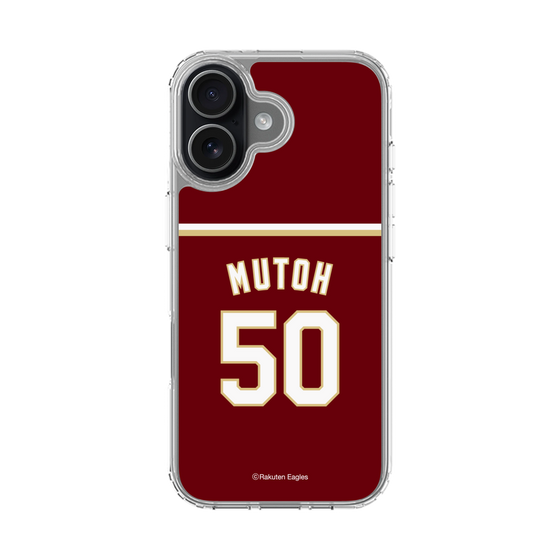 スリムプロテクションケース［ 楽天イーグルス - #50 Mutoh - ビジター ］
