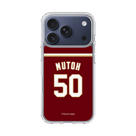スリムプロテクションケース［ 楽天イーグルス - #50 Mutoh - ビジター ］