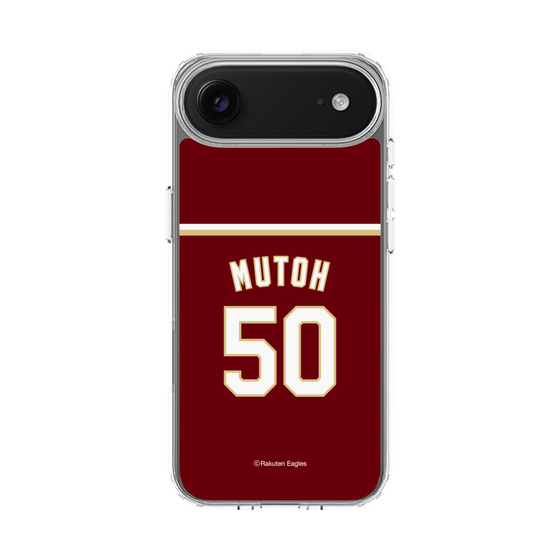 スリムプロテクションケース［ 楽天イーグルス - #50 Mutoh - ビジター ］