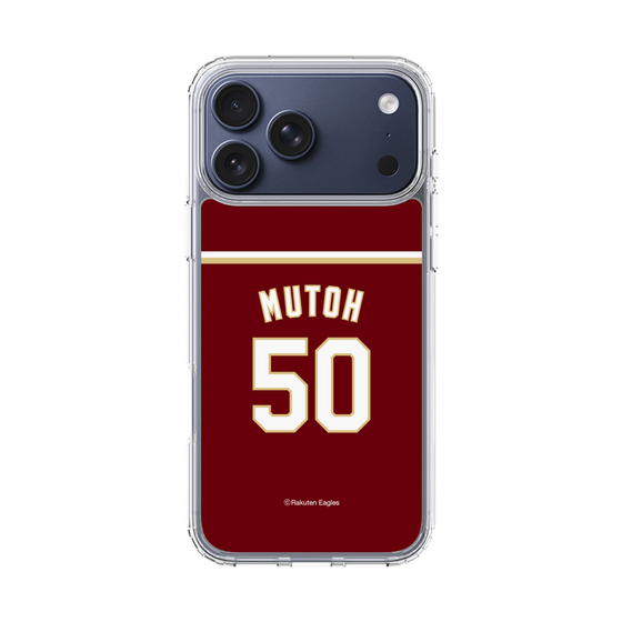 スリムプロテクションケース［ 楽天イーグルス - #50 Mutoh - ビジター ］