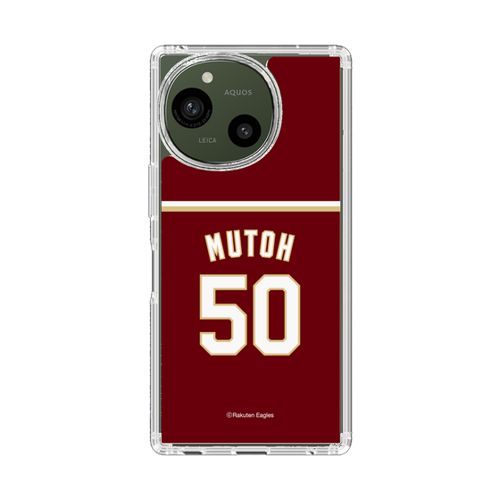 スリムプロテクションケース［ 楽天イーグルス - #50 Mutoh - ビジター ］
