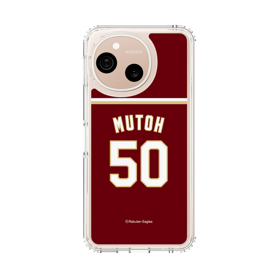 スリムプロテクションケース［ 楽天イーグルス - #50 Mutoh - ビジター ］