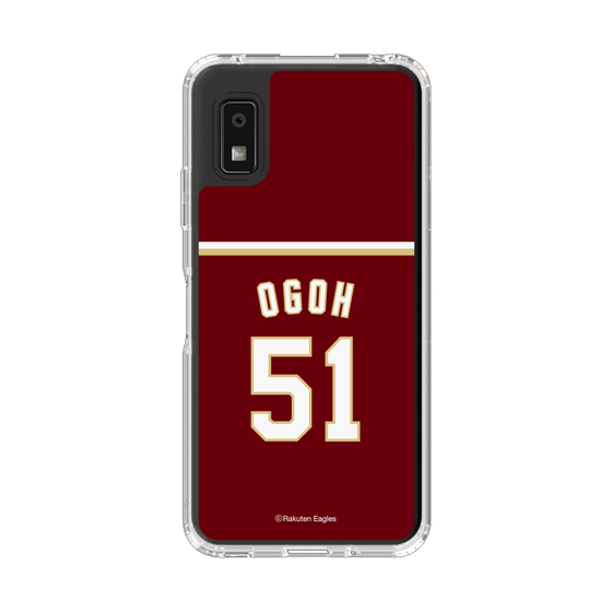 スリムプロテクションケース［ 楽天イーグルス - #51 Ogoh - ビジター ］