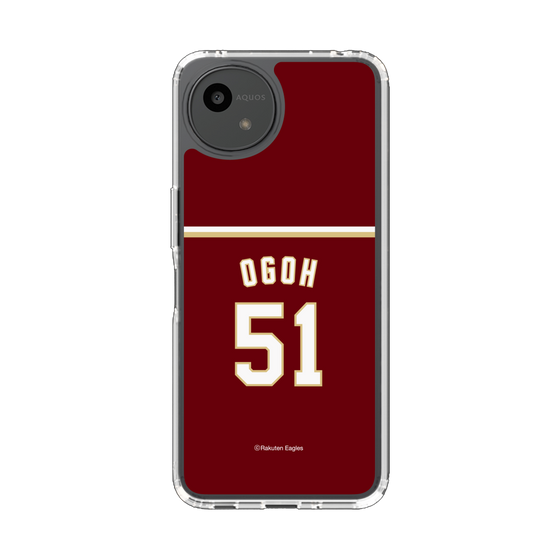 スリムプロテクションケース［ 楽天イーグルス - #51 Ogoh - ビジター ］