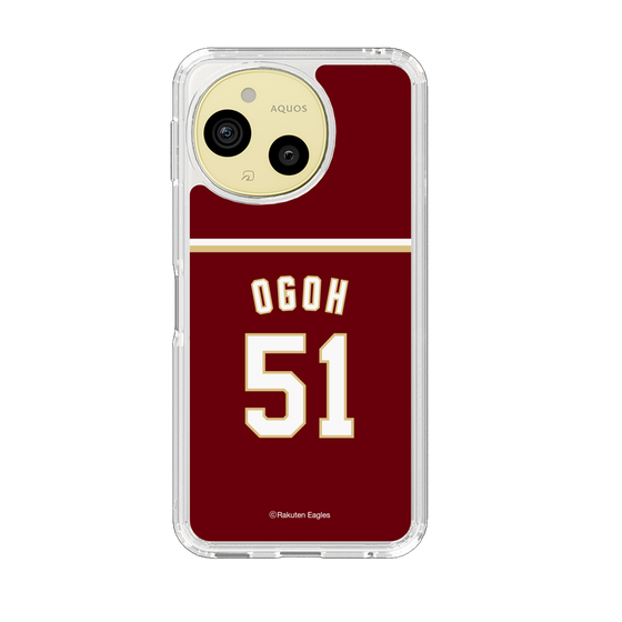 スリムプロテクションケース［ 楽天イーグルス - #51 Ogoh - ビジター ］