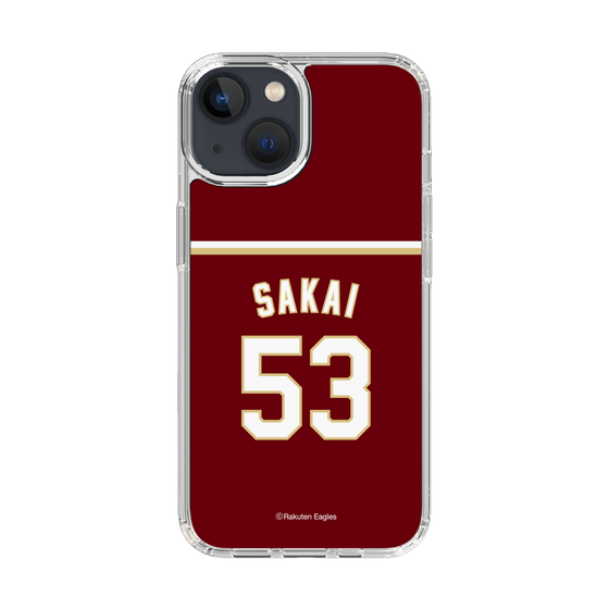 スリムプロテクションケース［ 楽天イーグルス - #53 Sakai -ビジター ］