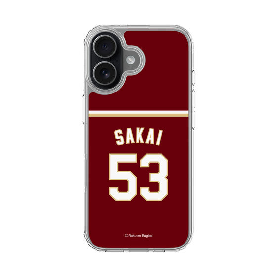 スリムプロテクションケース［ 楽天イーグルス - #53 Sakai - ビジター ］