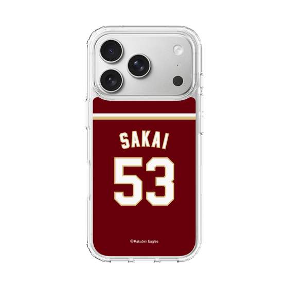 スリムプロテクションケース［ 楽天イーグルス - #53 Sakai - ビジター ］