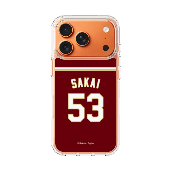 スリムプロテクションケース［ 楽天イーグルス - #53 Sakai - ビジター ］