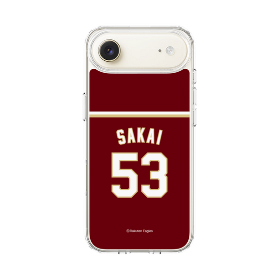 スリムプロテクションケース［ 楽天イーグルス - #53 Sakai - ビジター ］