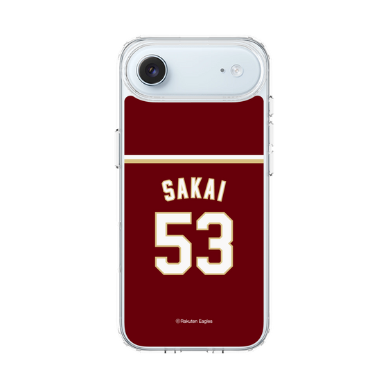 スリムプロテクションケース［ 楽天イーグルス - #53 Sakai - ビジター ］