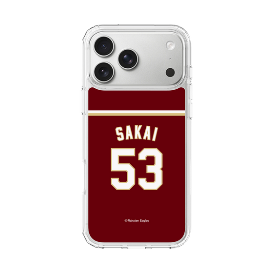 スリムプロテクションケース［ 楽天イーグルス - #53 Sakai - ビジター ］