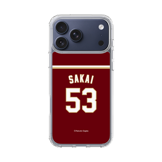 スリムプロテクションケース［ 楽天イーグルス - #53 Sakai - ビジター ］