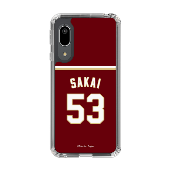 スリムプロテクションケース［ 楽天イーグルス - #53 Sakai -ビジター ］