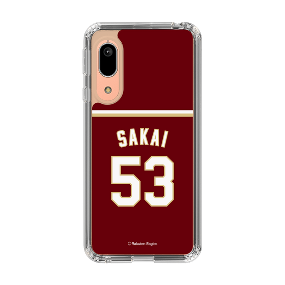 スリムプロテクションケース［ 楽天イーグルス - #53 Sakai -ビジター ］