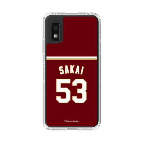 スリムプロテクションケース［ 楽天イーグルス - #53 Sakai - ビジター ］