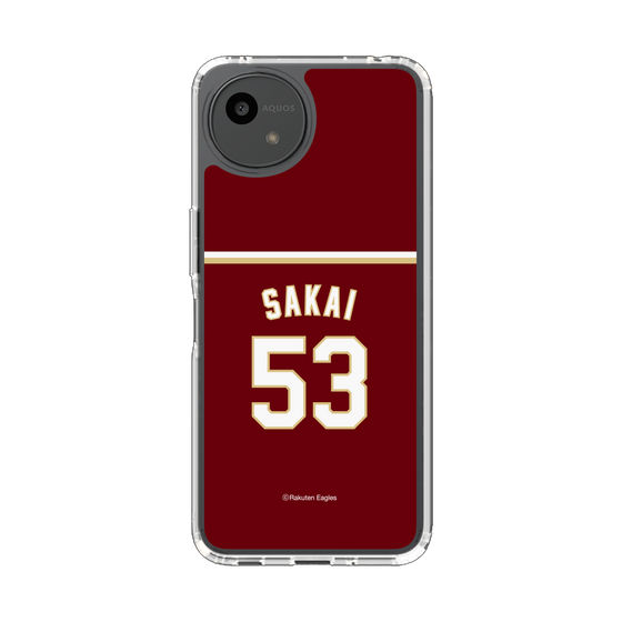 スリムプロテクションケース［ 楽天イーグルス - #53 Sakai - ビジター ］