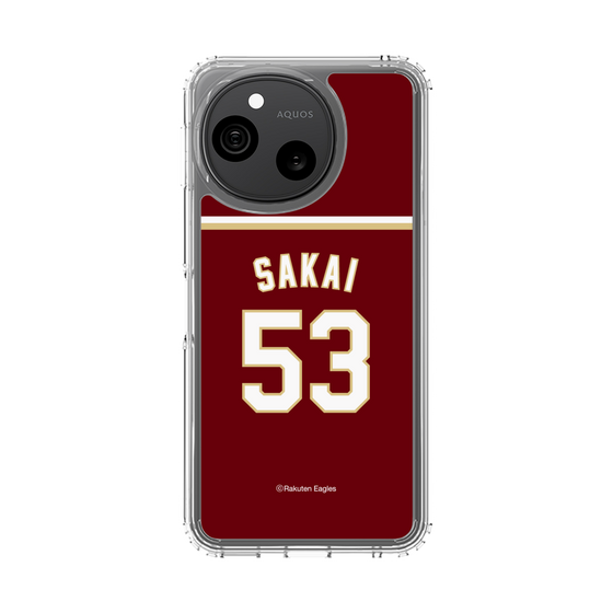 スリムプロテクションケース［ 楽天イーグルス - #53 Sakai - ビジター ］