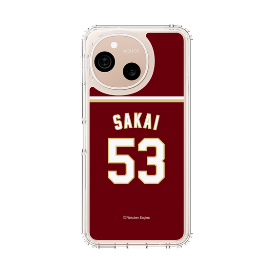 スリムプロテクションケース［ 楽天イーグルス - #53 Sakai - ビジター ］
