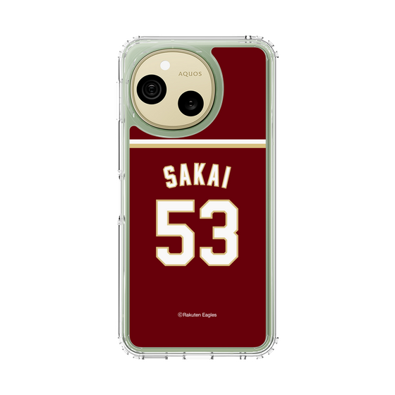 スリムプロテクションケース［ 楽天イーグルス - #53 Sakai - ビジター ］