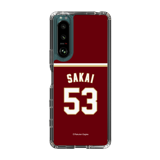 スリムプロテクションケース［ 楽天イーグルス - #53 Sakai -ビジター ］