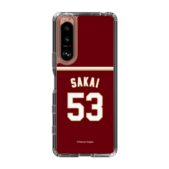 スリムプロテクションケース［ 楽天イーグルス - #53 Sakai -ビジター ］