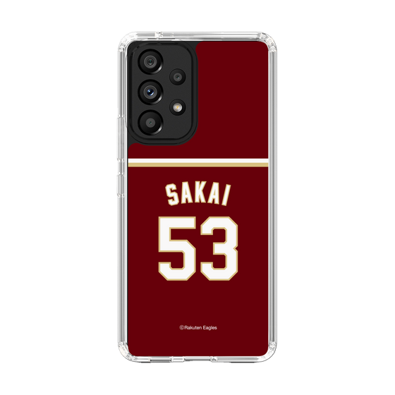 スリムプロテクションケース［ 楽天イーグルス - #53 Sakai -ビジター ］