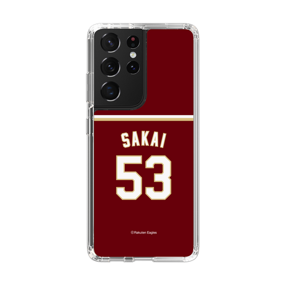 スリムプロテクションケース［ 楽天イーグルス - #53 Sakai -ビジター ］