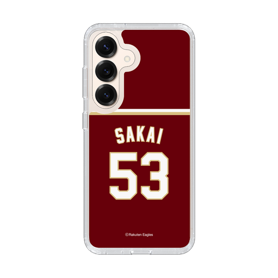 スリムプロテクションケース［ 楽天イーグルス - #53 Sakai -ビジター ］