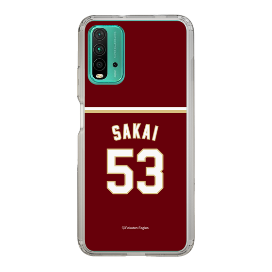 スリムプロテクションケース［ 楽天イーグルス - #53 Sakai -ビジター ］