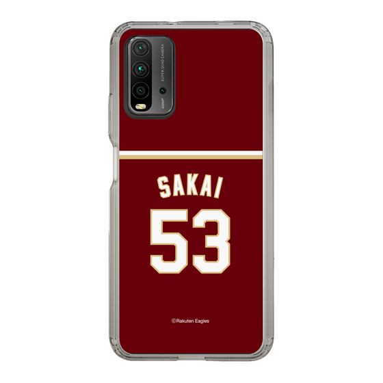 スリムプロテクションケース［ 楽天イーグルス - #53 Sakai -ビジター ］
