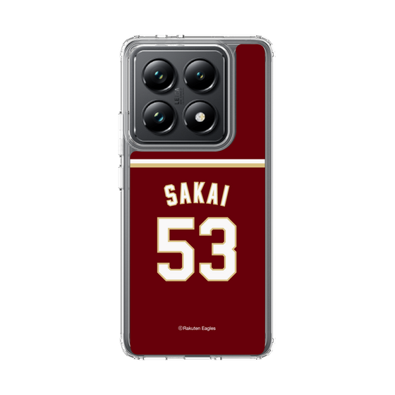 スリムプロテクションケース［ 楽天イーグルス - #53 Sakai - ビジター ］