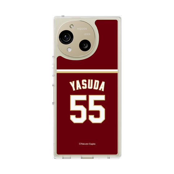 スリムプロテクションケース［ 楽天イーグルス - #55 Yasuda - ビジター ］