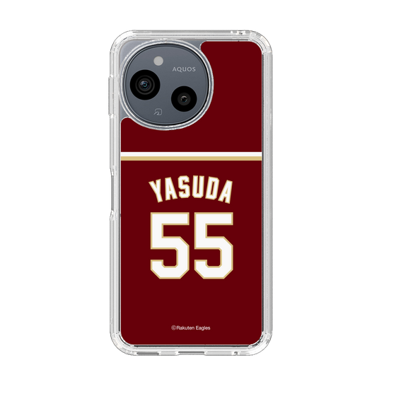 スリムプロテクションケース［ 楽天イーグルス - #55 Yasuda - ビジター ］