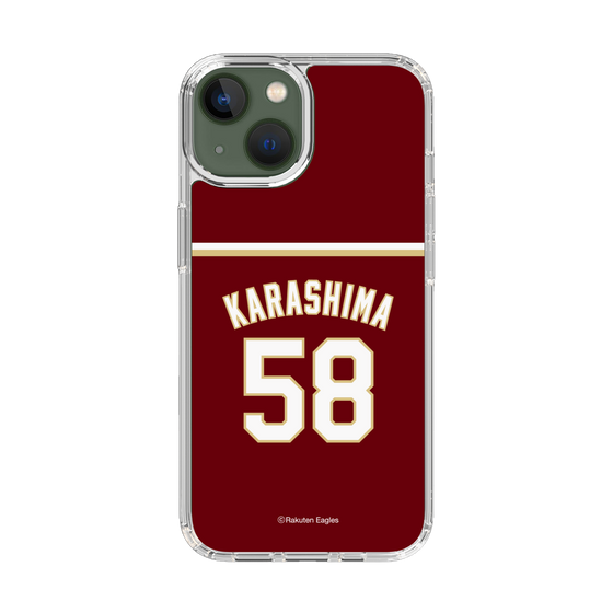 スリムプロテクションケース［ 楽天イーグルス - #58 Karashima -ビジター ］