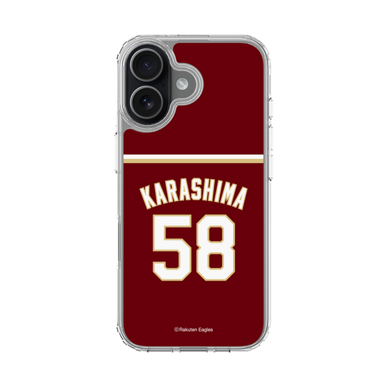 スリムプロテクションケース［ 楽天イーグルス - #58 Karashima - ビジター ］