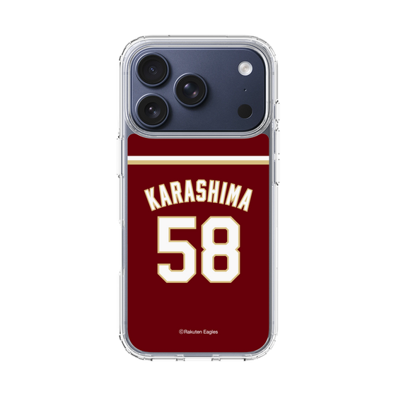 スリムプロテクションケース［ 楽天イーグルス - #58 Karashima - ビジター ］