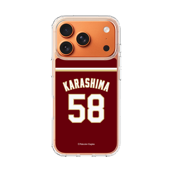 スリムプロテクションケース［ 楽天イーグルス - #58 Karashima - ビジター ］