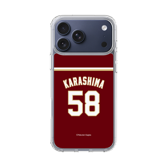 スリムプロテクションケース［ 楽天イーグルス - #58 Karashima - ビジター ］