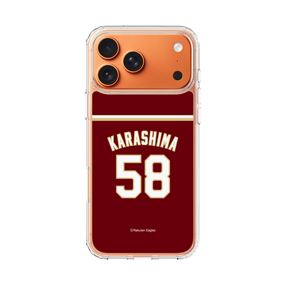 スリムプロテクションケース［ 楽天イーグルス - #58 Karashima - ビジター ］