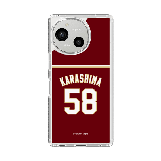 スリムプロテクションケース［ 楽天イーグルス - #58 Karashima - ビジター ］