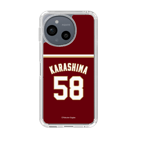 スリムプロテクションケース［ 楽天イーグルス - #58 Karashima - ビジター ］