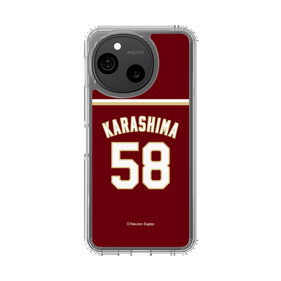 スリムプロテクションケース［ 楽天イーグルス - #58 Karashima - ビジター ］