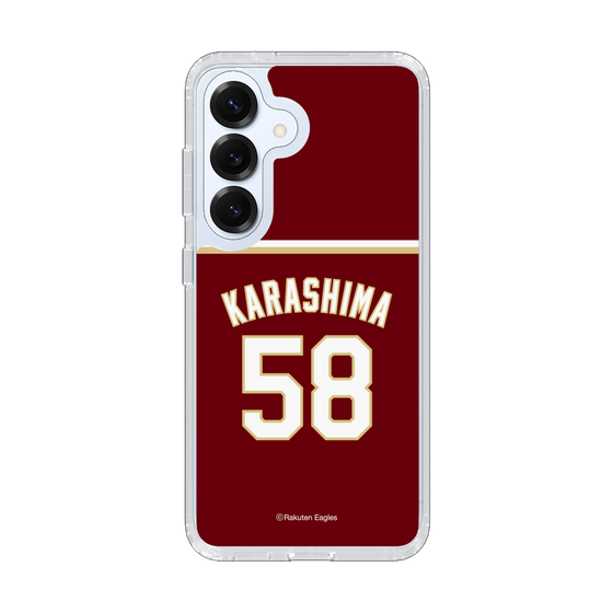 スリムプロテクションケース［ 楽天イーグルス - #58 Karashima -ビジター ］