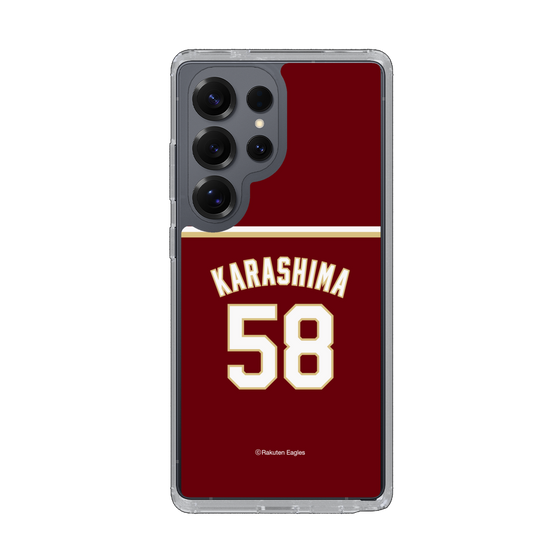 スリムプロテクションケース［ 楽天イーグルス - #58 Karashima -ビジター ］
