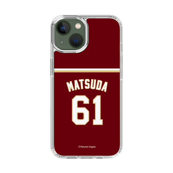 スリムプロテクションケース［ 楽天イーグルス - #61 Matsuda -ビジター ］