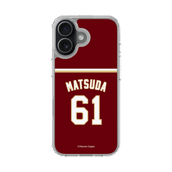スリムプロテクションケース［ 楽天イーグルス - #61 Matsuda - ビジター ］