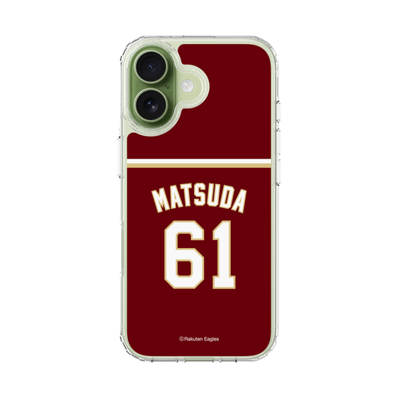 スリムプロテクションケース［ 楽天イーグルス - #61 Matsuda - ビジター ］