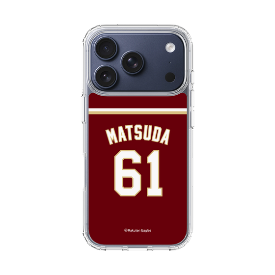 スリムプロテクションケース［ 楽天イーグルス - #61 Matsuda - ビジター ］