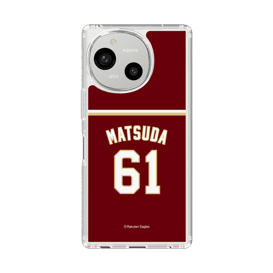 スリムプロテクションケース［ 楽天イーグルス - #61 Matsuda - ビジター ］